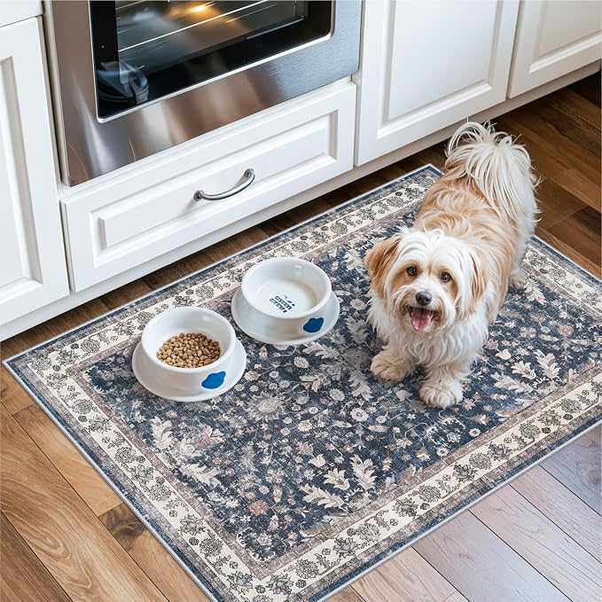 2x3 Non-Slip Washable Kitchen Rug - Image 4