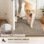 PURRUGS Dirt Trapping Door Mat 24" x 59", Non-Slip Machine Washable Entry Rug - Image 6