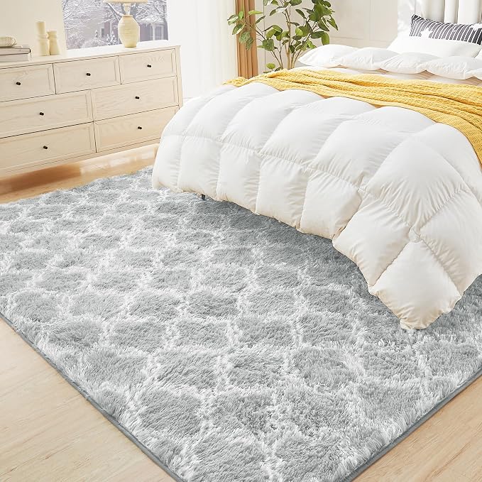 Litanika 6x9 Geometric Shag Area Rug - Image 3