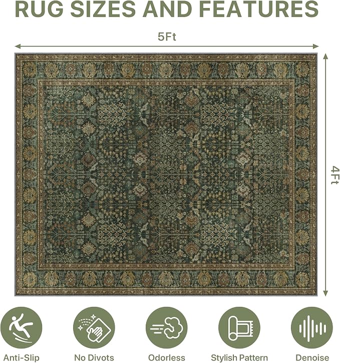 48"x60" Office Chair Mat for Hardwood Tile Floor, Under Desk Carpet Protector - Image 9