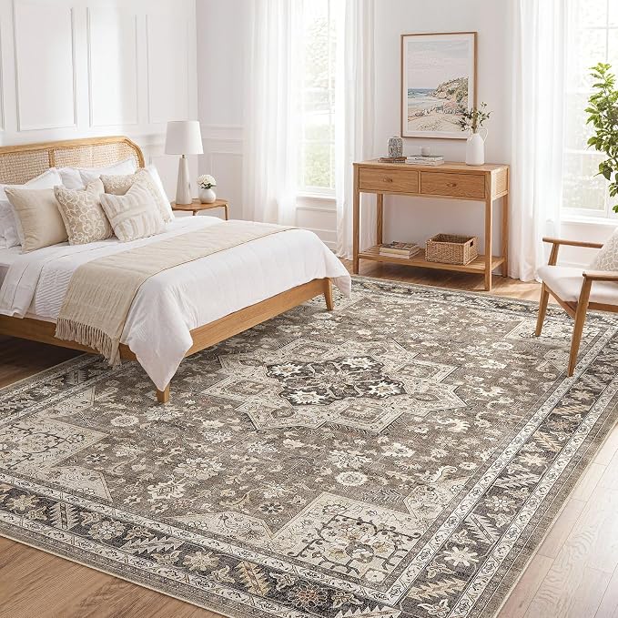 Vintage Living Room Area Rug 6x9 - Image 9