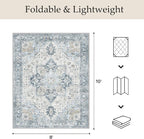 GENIMO Indoor & Outdoor Area Rug 8'x10', Waterproof, Non-Shedding, Easy Cleaning - Image 2