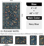 DUKINO 4x6 Rug, Washable Animal Area Rug - Image 2