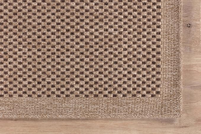 CAMILSON Indoor and Outdoor Runner Rug Natural Sisal Boho Woven Design - Image 6