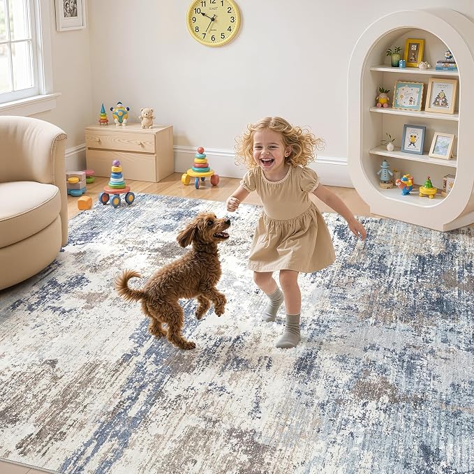 UERMEI 9x12 Area Rug Living Room Rugs - Image 4
