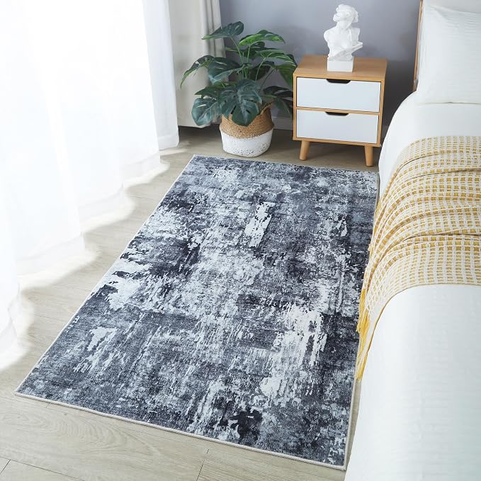 Rugcomf 3x5 Washable Boho Soft Area Rug - Image 2