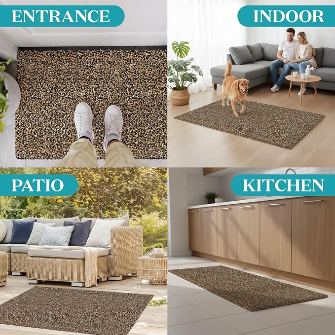 Premium Microfiber Indoor Door Mat – 20"x30" Washable Entry Mat, Waterproof - Image 6