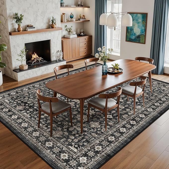 Dark Grey Rug for Living Room - Image 4