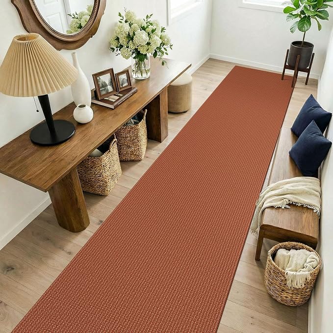 KOZYFLY Orange 2.5'x14' Runners Rugs - Image 8