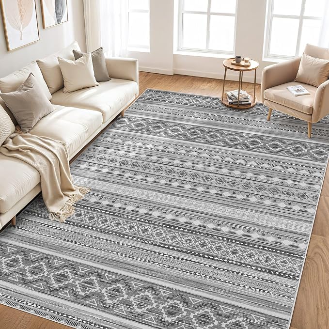 cotiled 6x9 Area Rugs Living Room Rug: Washable Boho Rugs - Image 6