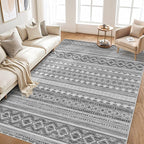 cotiled 6x9 Area Rugs Living Room Rug: Washable Boho Rugs - Image 6