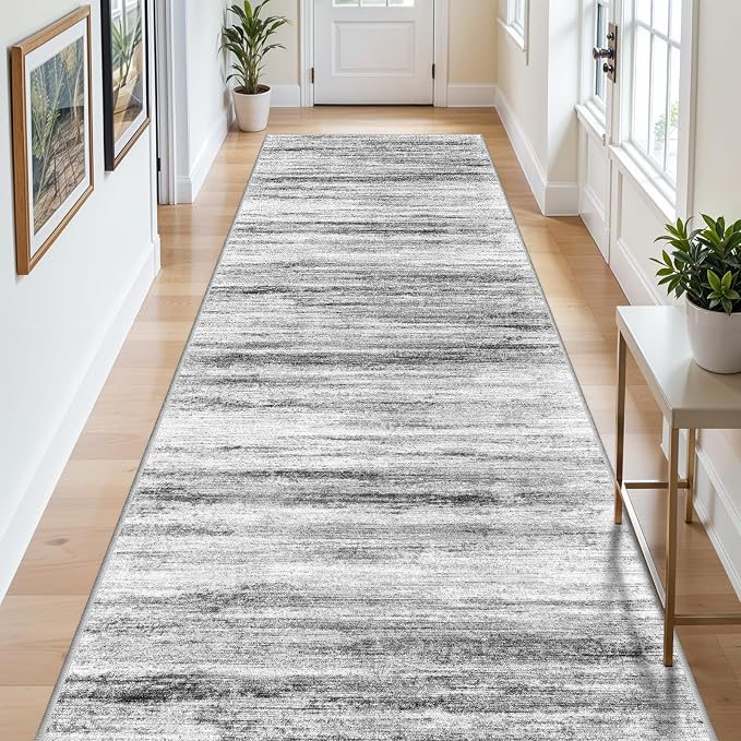 4x14 Extra Long Runner Rug: Straight Narrow Linear Hallway Carpet by WIEVEDENS