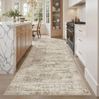 Soalmost Hallway Runner Rug 4x8 Wide: Washable Thin Runners by Soalmost