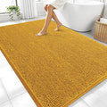 OLANLY Large Bathroom Rugs 70x46, Soft Absorbent Chenille Bath Rugs, Rubber by OLANLY
