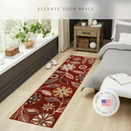 Maples Rugs Reggie Floral Runner Rug - Image 3