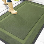 OLANLY Front Door Mat Indoor Outdoor Entrance, Waterproof All-Season, by OLANLY