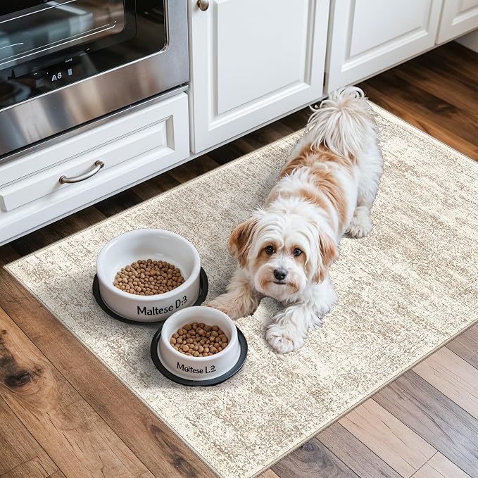 2x3 Feet Washable Entryway Rug, Non-Slip Small Kitchen Throw Mat - Image 4