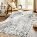 RELEANY Washable Area Rugs 3'x5' Non-Slip Modern Abstract Soft by RELEANY