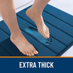 OLANLY Memory Foam Long Bathroom Rugs Runner 70x24, Super Soft Absorbent Bath - Image 6