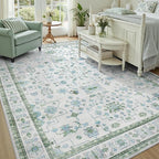 DCX Green 6x9 Rug, Kid & Pet Friendly - Image 3