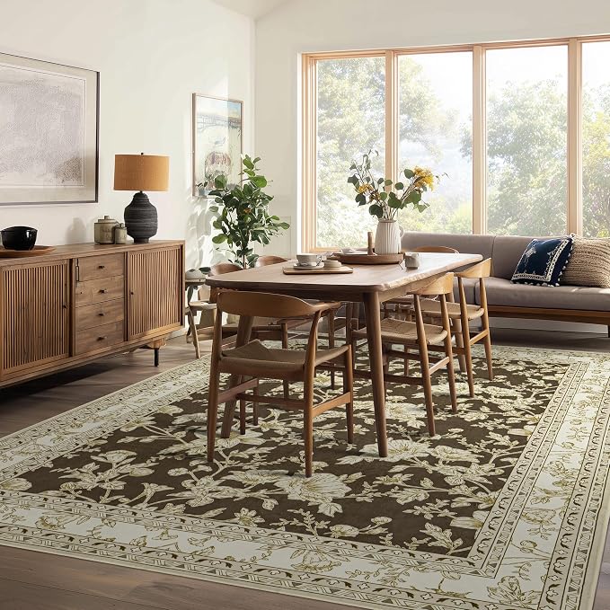 Large Neutral Brown Area Rug 10x12 - Image 2