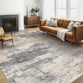 Area Rug Living Room Rugs: 5x7 Washable Large Abstract Modern Soft Stain by LOONGRUG