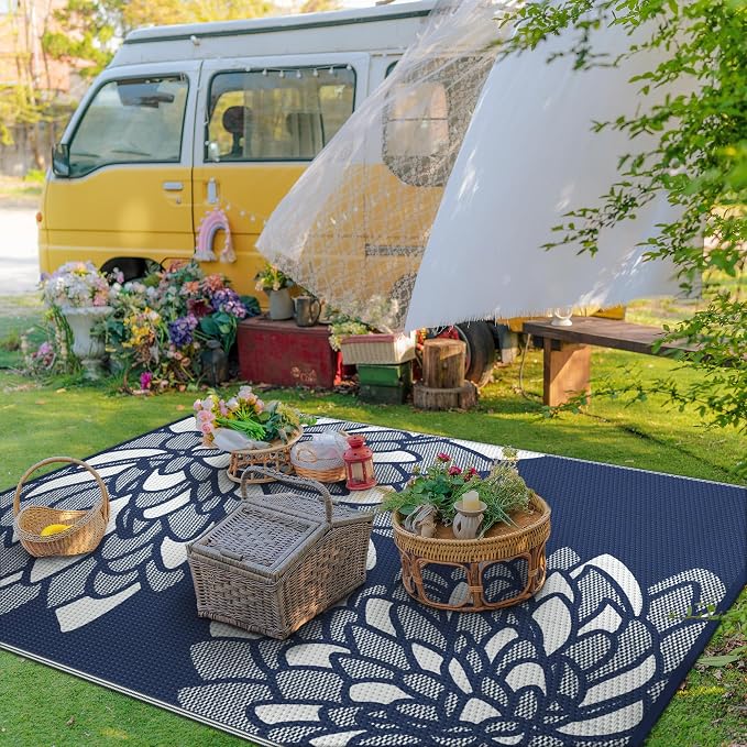 GENIMO Outdoor Rug 6' x 9' Waterproof - Image 3