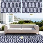 SAND MINE Reversible Mats, Plastic Straw Rug, Modern Area Rug, Large Floor Mat - Image 3