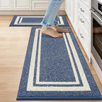 COSY HOMEER Kitchen Rugs Non-Slip 20x30/20x48 Inch Thick Polypropylene Standing by COSYHOMEER