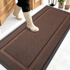 OLANLY Front Door Mat Indoor Outdoor Entrance, Waterproof All-Season, by OLANLY