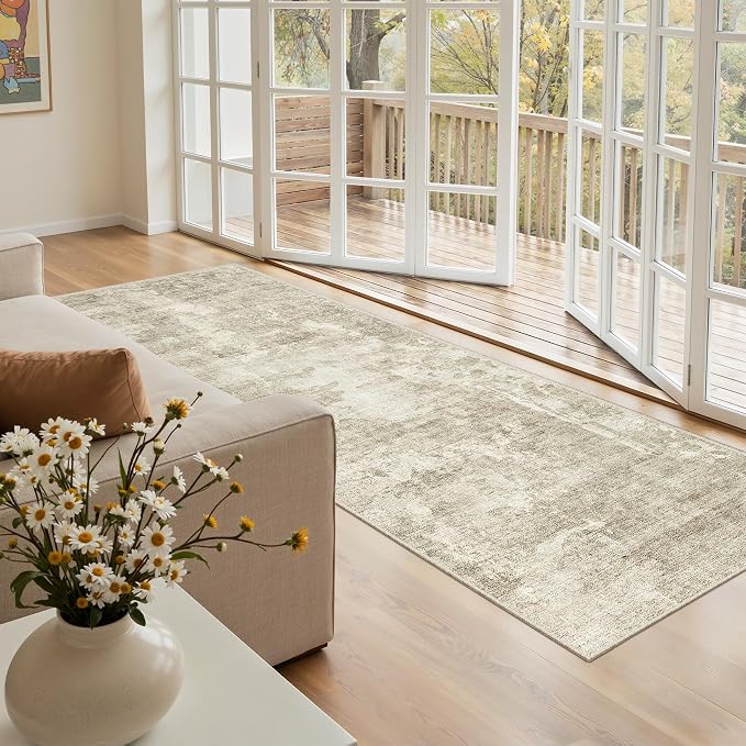 Soalmost Runner Rug 2x6 Washable Non-Slip Kitchen Runner Rugs by Soalmost