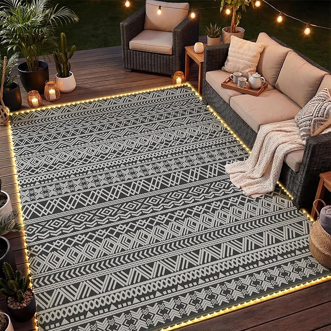 MontVoo-Outdoor Rug Carpet 6x9 ft by MontVoo