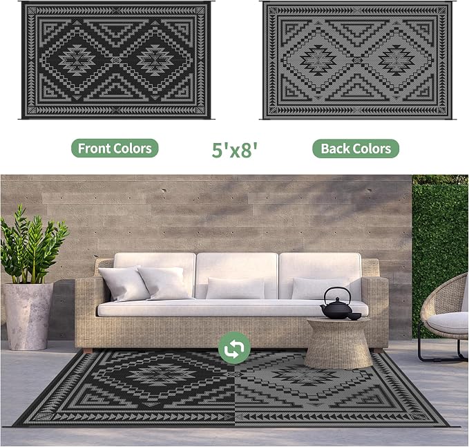 GENIMO Outdoor Rug for Patio Clearance - Image 4