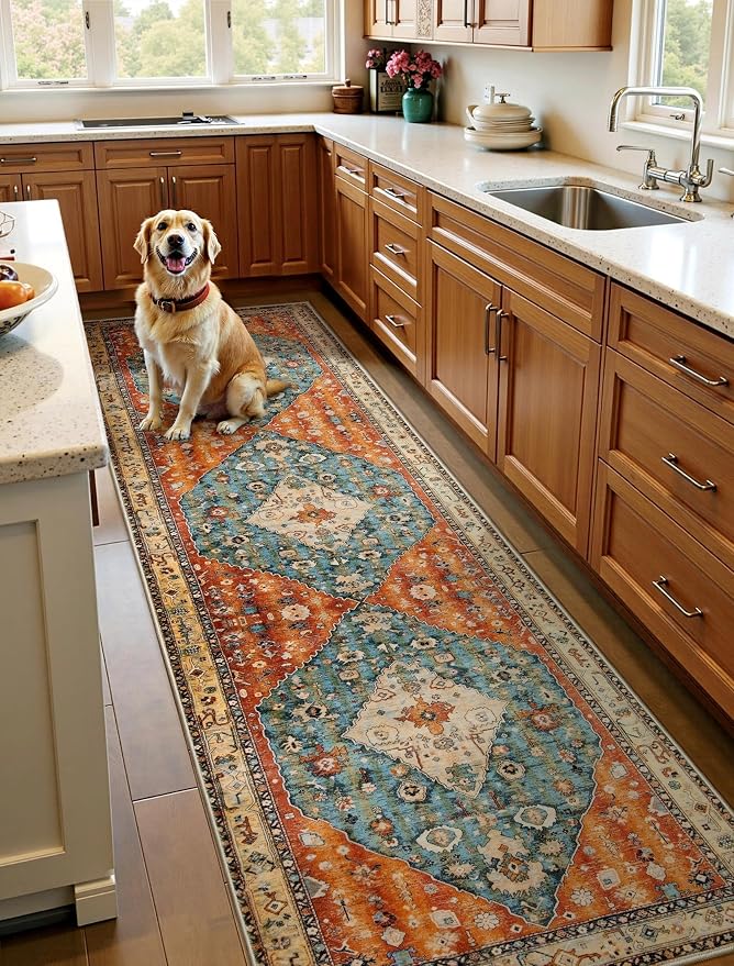 SERISSA Runner Rug for Hallways, 3x10 Washable Non Slip Kitchen Runner Rug - Image 2