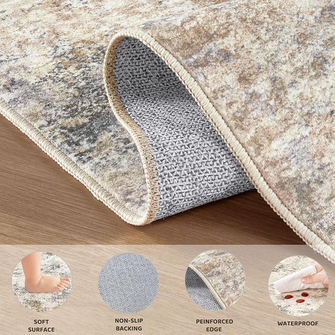 UERMEI 10ft Round Area Rug Living Room Rugs - Image 8