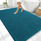 OLANLY Large Bathroom Rugs 70x46, Extra Soft Absorbent Chenille Bath Rugs by OLANLY