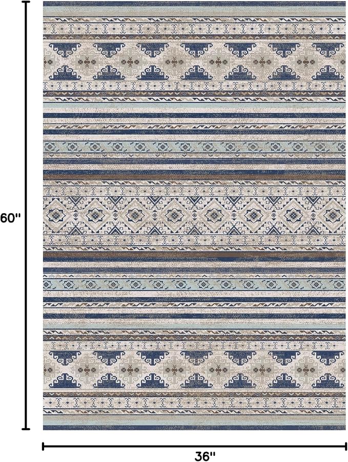 RUGSURE Washable Area Rugs 3' x 5 ' - Image 2