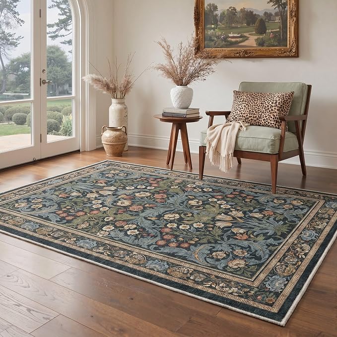 GENIMO 2x3 Rug Machine Washable Entryway Rug, Non Slip Low Pile Indoor Door Mat - Image 3