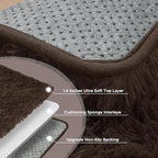 5x7 Brown Area Rugs for Living Room, Fluffy Shag Rug for Bedroom Nursery - Image 7