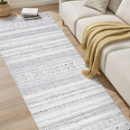 cotiled Hallway 3x12 Runner Rugs: Washable Boho Rugs - Image 6