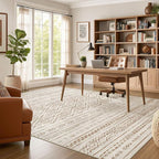 Nakagishi Area Rug Living Room Rugs: 7x9 Large Soft Machine Washable Boho - Image 5
