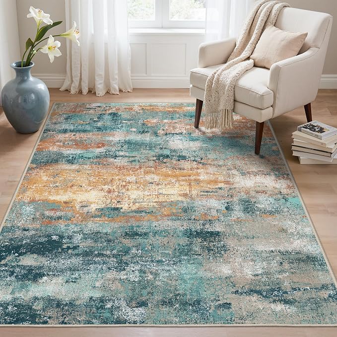 BEIMO Area Rugs 8x10 for Living Room Bedroom, Modern Abstract Machine Washable by BEIMO