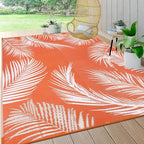 Pauwer Waterproof Outdoor Rug 8x10, Reversible Plastic Straw Patio Camping Rug by Pauwer