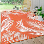Pauwer Waterproof Outdoor Rug 6x9, Reversible Plastic Straw Patio Camping Rug by Pauwer