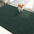 OLANLY Dog Door Mat for Muddy Paws 50x30, Absorbs Moisture and Dirt, Absorbent by OLANLY