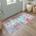 IOHOUZE Abstract Runner Rug 2x4 Ft Entryway Rugs Washable Door Mat Indoor by iOhouze