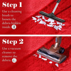 ONASAR Red Rugs for Living Room Bedroom, 5x8 Fluffy Bedside Area Rug, Soft - Image 6