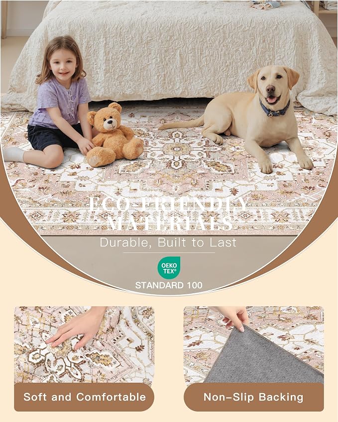 Madane Hallway Runner Rug 2x12, Extra Long Washable Runner Rugs - Image 9