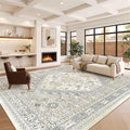 zesthome 12x15 Area Rugs, Large Washable Rug, Ultra-Thin Stain Resistant Rugs by Zesthome