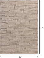 Loloi Amber Lewis Monty Collection MOT-04 Taupe/Beige 6'-7" x 9'-3", .50" Pile - Image 2